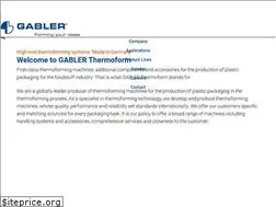 Sites similar to gabler-thermoform.com