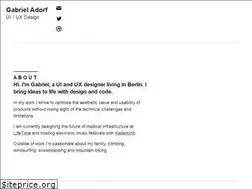 Sites similar to gabrieladorf.com