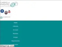 Sites similar to gabrielanutricionista.com.br