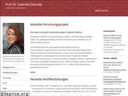 Sites similar to gabrielediewald.de
