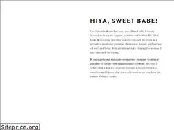 Sites similar to gabriellarosie.com