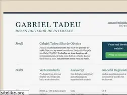 Sites similar to gabrieltadeu.com