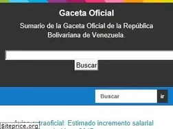 Sites similar to gaceta-oficial.com