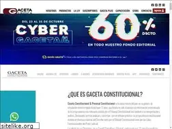 Sites similar to gacetaconstitucional.com.pe