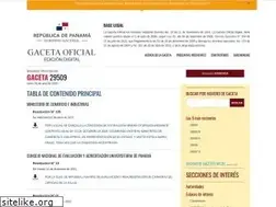 Sites similar to gacetaoficial.gob.pa