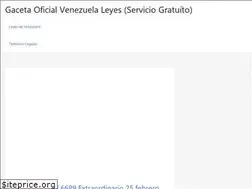 Sites similar to gacetaoficial.net