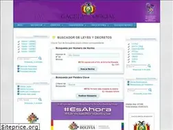 Sites similar to gacetaoficialdebolivia.gob.bo