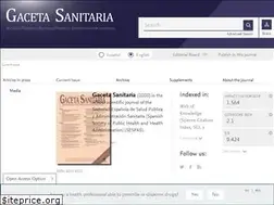 Sites similar to gacetasanitaria.org
