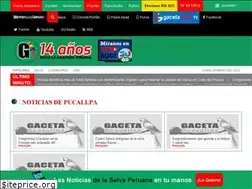 Sites similar to gacetaucayalina.com
