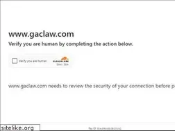 Sites similar to gaclaw.com