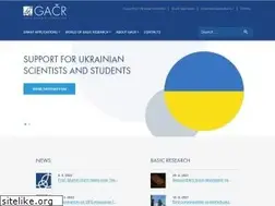 Sites similar to gacr.cz