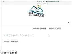 Sites similar to gadeltriunfo.gob.ec