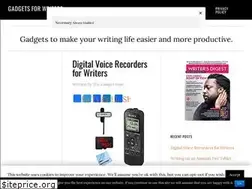 Sites similar to gadgetsforwriters.com
