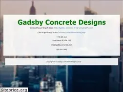 Sites similar to gadsbyconcrete.com