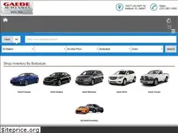 Sites similar to gaedeautosales.com