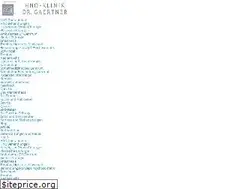 Sites similar to gaertnerklinik.de