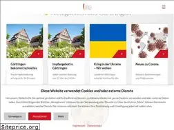 Sites similar to gaertringen.de