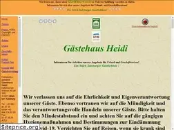 Sites similar to gaestehaus-heidi.at