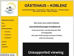 Sites similar to gaestehaus-koblenz.com