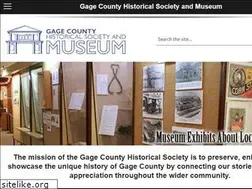 Sites similar to gagecountyhistory.org