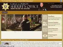 Sites similar to gagecountysheriff.us