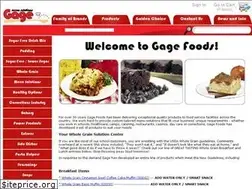 Sites similar to gagefoods.com