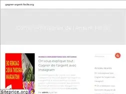 Sites similar to gagner-argent-facile.org