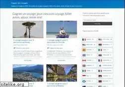 Sites similar to gagner-des-voyages.com