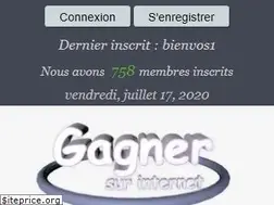 Sites similar to gagner-sur-internet.org