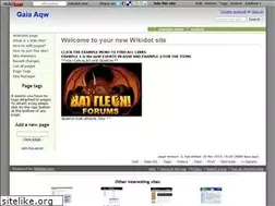 Sites similar to gaia-aqw.wikidot.com