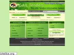 Sites similar to gailtenders.in