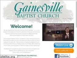 Sites similar to gainesvillebaptistchurch.com