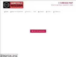 Sites similar to gainesvillenissanservice.com