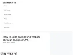 Sites similar to gainfromhere.com