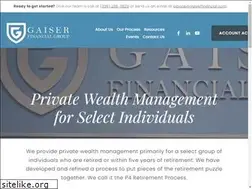Sites similar to gaiserfinancial.com