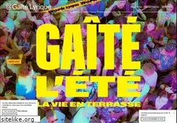 Sites similar to gaite-lyrique.net