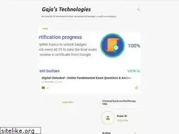 Sites similar to gajastechnologies.blogspot.com