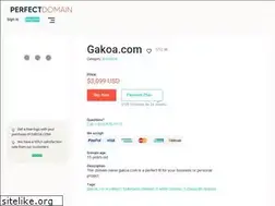 Sites similar to gakoa.com