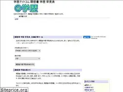 Sites similar to gakureki.com