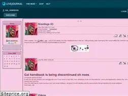 Sites similar to gal-handbook.livejournal.com