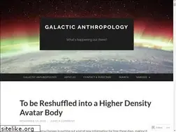 Sites similar to galacticanthropology.org