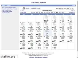 Sites similar to galacticcalendar.com