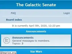 Sites similar to galacticsenate.com