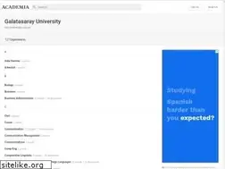 Sites similar to galatasaray.academia.edu