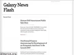 Sites similar to galaxynewsflash.com