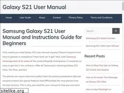 Sites similar to galaxys21usermanual.com