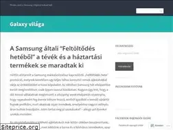 Sites similar to galaxyvilaga.hu