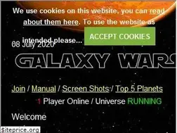 Sites similar to galaxywars.co.uk