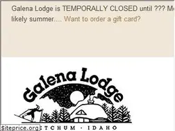 Sites similar to galenalodge.com