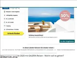 Sites similar to galeria-reisen.de